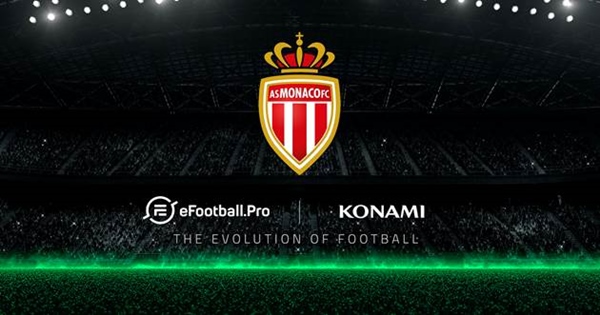 Konami anuncia que el AS Mónaco se une a la competición de eSport eFootball.Pro