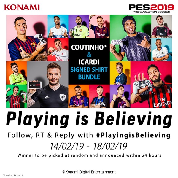 La Campaña de PES 2019 Playing is Believing comienza hoy