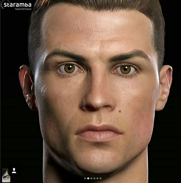 PES 2019: Staramba hace un escaneado 3D a Cristiano Ronaldo