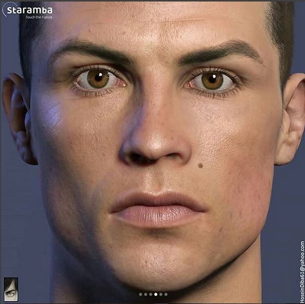 scan 3d cristiano ronaldo
