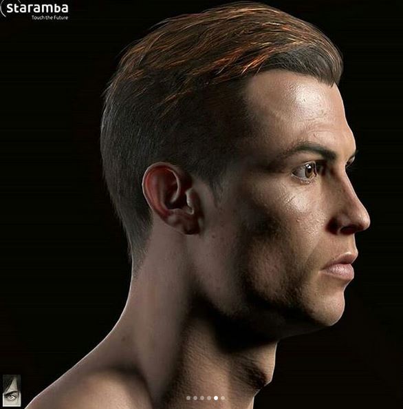 scan 3d cristiano ronaldo