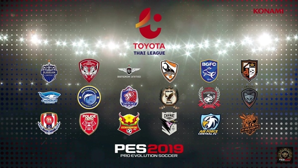 PES 2019: La liga de Thailandia estará completamente licenciada