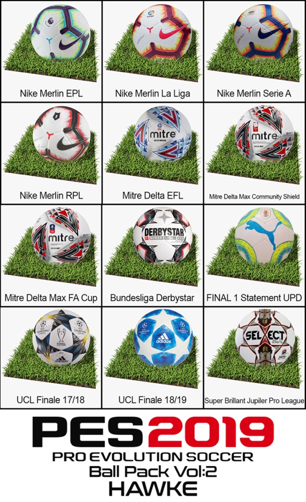 balones pes 2019