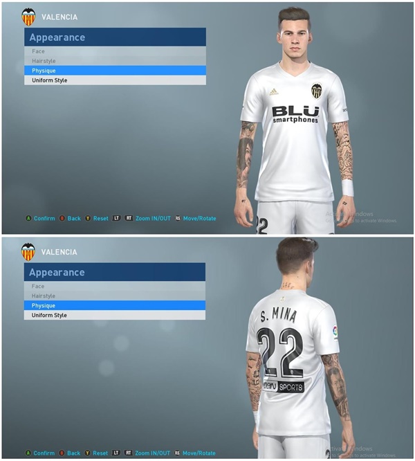 caras y tatuajes pes 2019