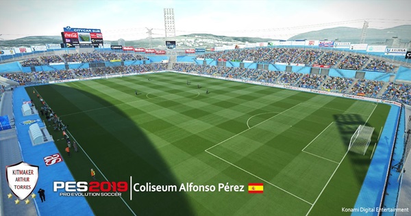 Coliseum Alfonso Perez  Getafe FC PES 2019 - by Arthur Torres