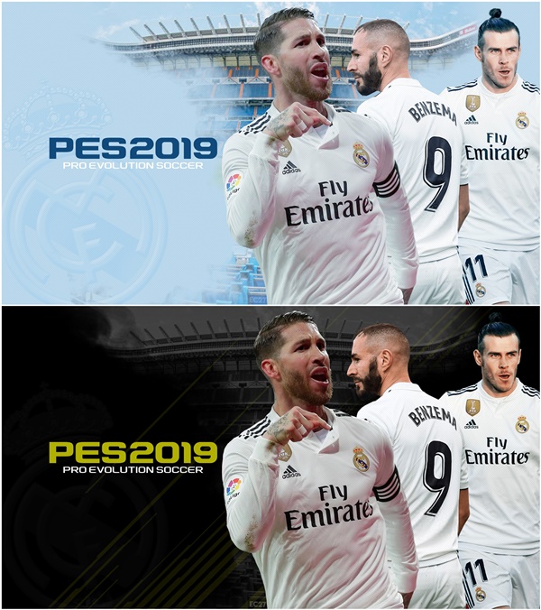 pantalla de inicio real madrid pes 2019