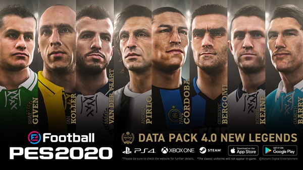 Ya disponible el DataPack 4.0 de eFootball PES 2020