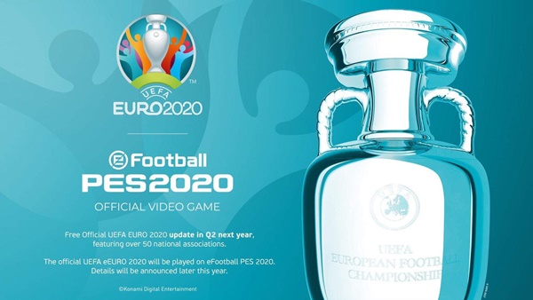 PES 2020: Konami anuncia que tendrá en exclusiva la Euro 2020