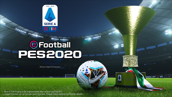 Konami anuncia el acuerdo para la licencia de la Serie A de Italia para eFootball PES 2020