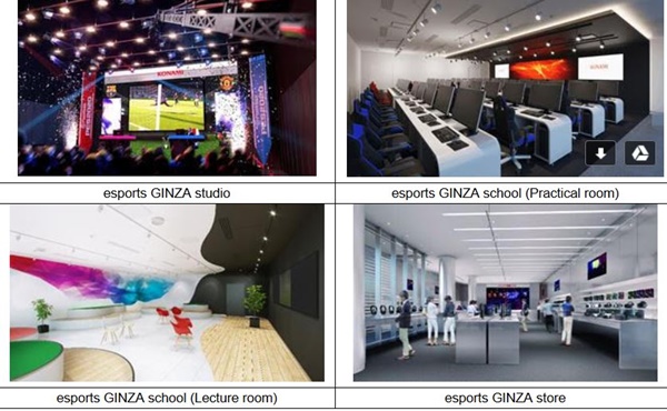 Konami anuncia detalles del complejo de sports en el Nuevo Konami creative center Ginza