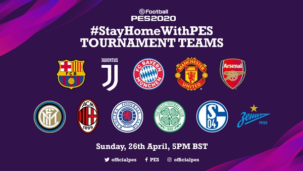 Konami presenta el torneo #StayHomeWithPES con jugadores profesionales