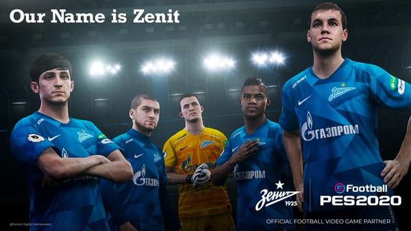 El FC Zenit Saint Petersburg se une a la lista de Club partner de eFootball PES 2020