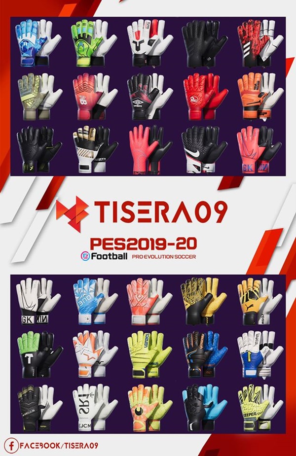 pack de guantes pes 2020