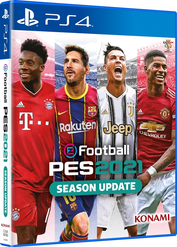 Konami revela la portada de eFootball PES 2021 season update