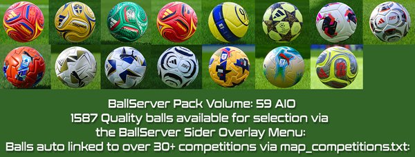 PES 2021 & Football Life BallServer Pack Volumen 59 AIO - by Hawke