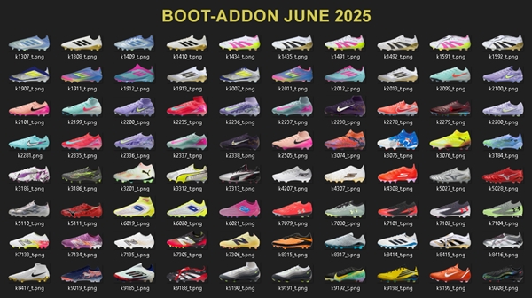 PES 2021 Pack con más de 70 modelos de botas - by DN7