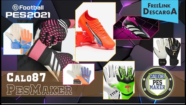 Pack de Botas y Guantes 2023 PES 2021 - by Calo87