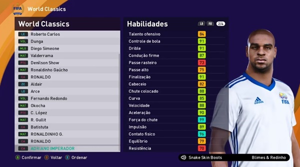 cara adriano pes 2021