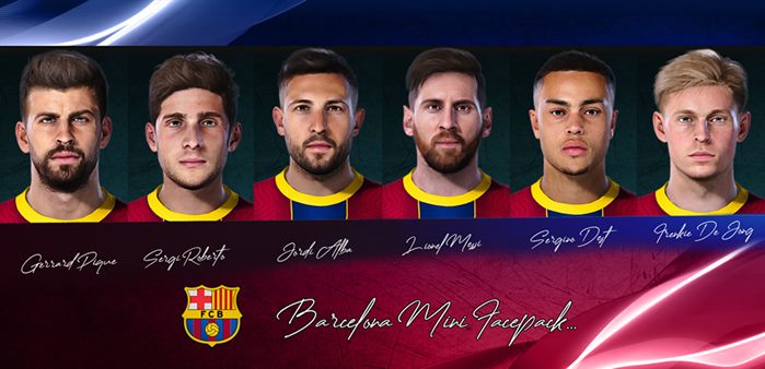 caras barcelona pes 2021