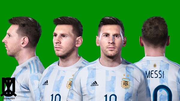 cara de messi para pes 2021