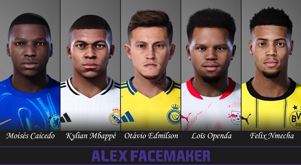 PES 2021 PES 2020 Facepack aleatorio - by Alex Facemaker