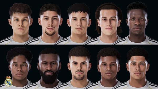 caras real madrid pes 2021