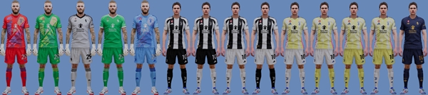 PES 2021 PES 2020 Juventus FC 2024-2025 Kits Pack - by Migelanhel