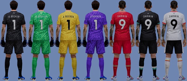 Equipaciones Liverpool FC temporada 2024/2025 PES 2021 PES 2020 - imagen 2
