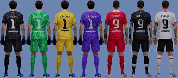 Equipaciones Liverpool FC temporada 2024/2025 PES 2021 PES 2020 - imagen 3