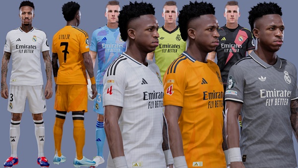 PES 2021 Real Madrid Kits Pack 2024-2025 - by Migelanhel
