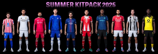 PES 2021 Summer 2025 Kits Pack V2 + Mini Kit - by DN7