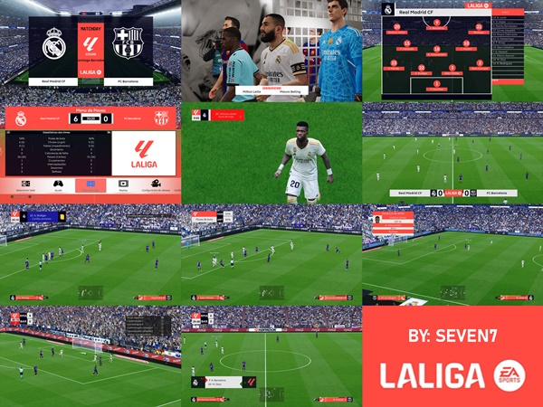 Marcadores La Liga EA Sports temporada 2023-24 para PES 2021 - by Seven7
