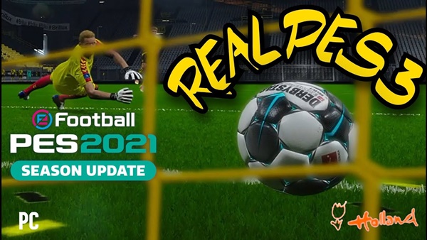PES 2021 New Gameplay Mod Real PES V3 - by Holland