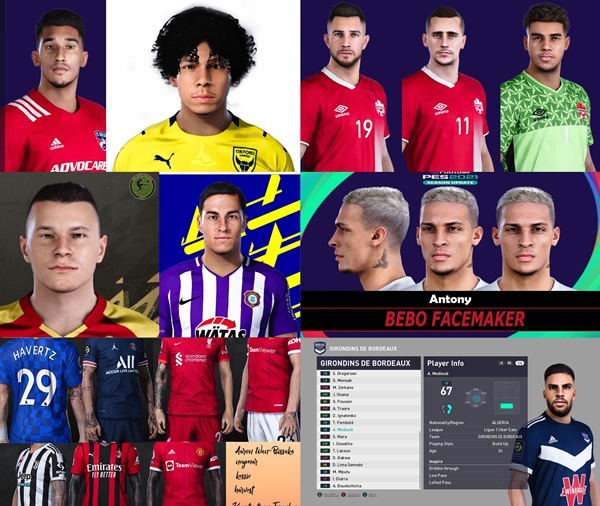 PES 2021 MiXed Facepack 546 ~