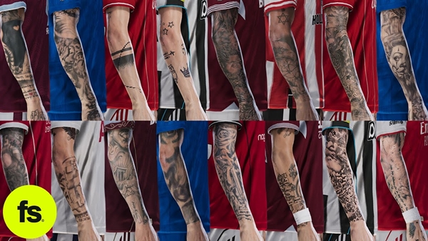 PES 2021 & SP Football Life Ultimate Tattoopack alta calidad